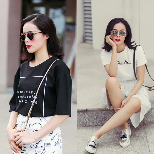 Mix Shbet999 com đăng nhập trẻ trung với áo thun cổ tròn