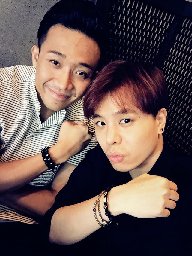 Trấn Thành selfie cùng Trịnh Thăng Bình.
