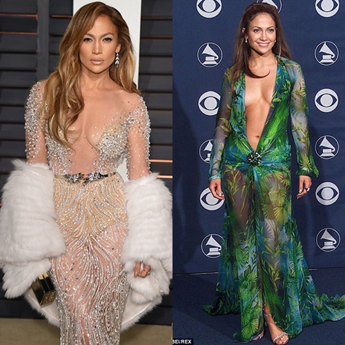 Những bộ váy hở của Jennifer Lopez