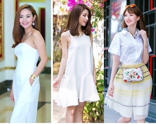 5 mỹ nhân dùng gam trắng thông minh nhất showbiz Việt