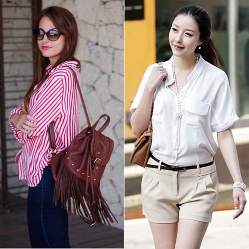 Mách nàng mũm mĩm mặc sơ mi đẹp phù hợp với vóc dáng