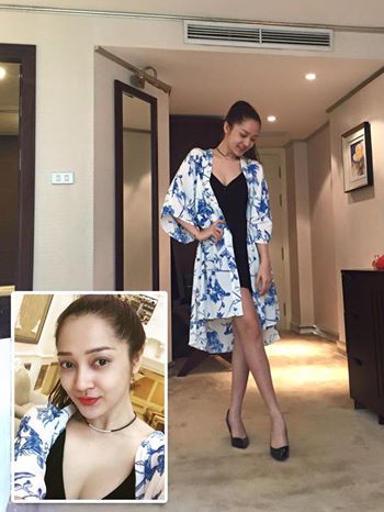 Bảo Anh điệu đà, cô vừa có hai ngày biểu diễn ở Hà Nội, cô chuẩn bị quay lại TP.HCM.