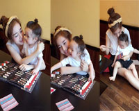 Elly Trần và con gái