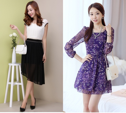 Rạng rỡ đến công sở đầu tuần với váy voan dịu dàng