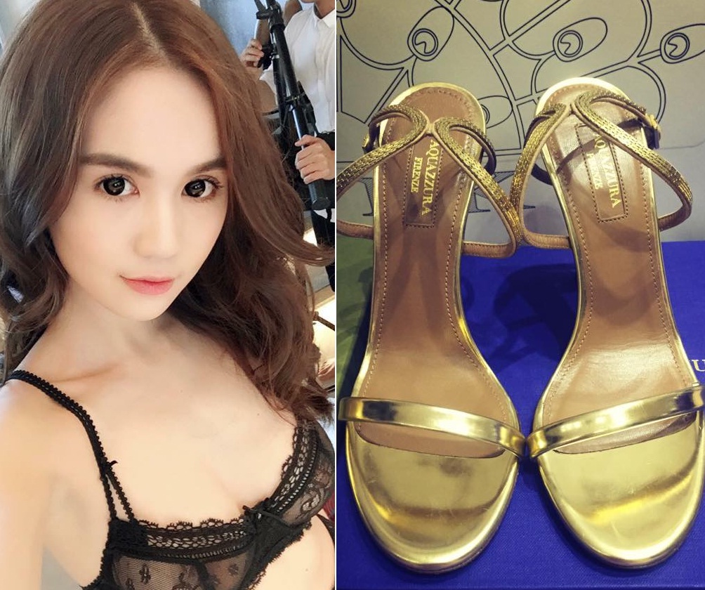 Ngọc Trinh diện bikini nóng bỏng, khoe khéo loạt giày hàng hiệu