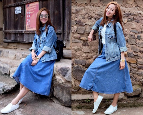 Học cách diện 'cây denim' sành điệu, thời thượng như Minh Hằng