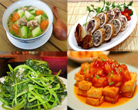Xua tan nóng hè bằng mâm cơm thanh đạm