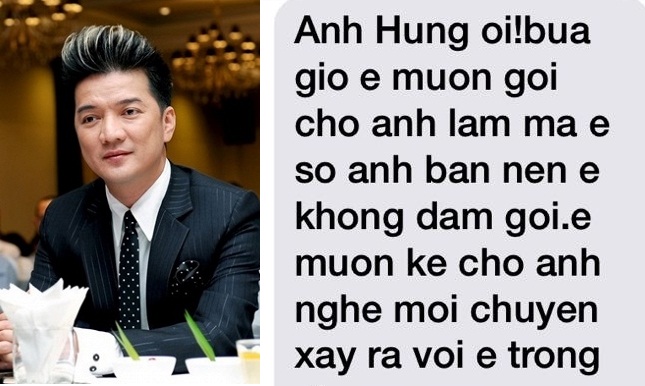 Đàm Vĩnh Hưng tung tin nhắn, chứng minh Quang Lê