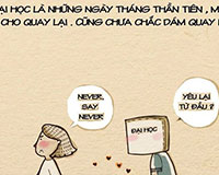Vừa cười vừa ngẫm với bộ ảnh “Đại học thì có gì?”