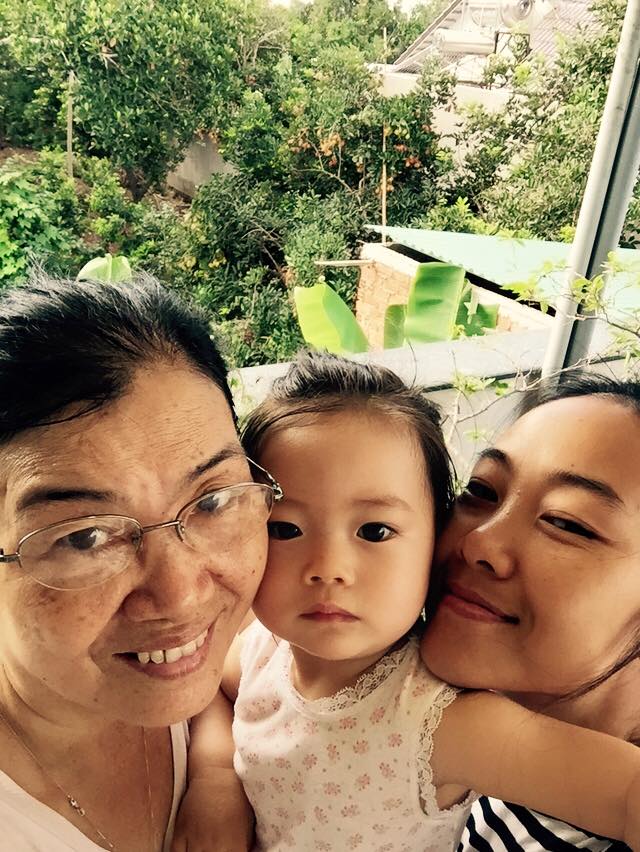Đoan Trang cũng khoe ảnh của mẹ lên trang cá nhân.