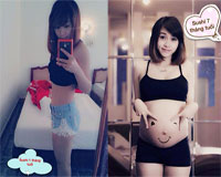 Hành trình mang bầu của vũ công 9x xinh đẹp
