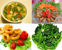 Bữa tối nhẹ nhàng với 4 món ngon bình dị
