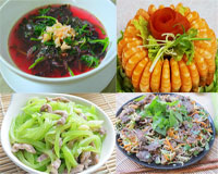Cả nhà say sưa với mâm cơm chiều thơm ngon tròn vị