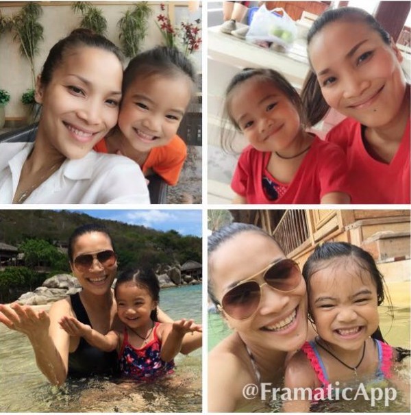 Hồng Ngọc cười rạng rỡ hạnh phúc bên con gái: 'Không cười thì thôi... Chứ cười phải tét lét zậy mới chịu à nha...'