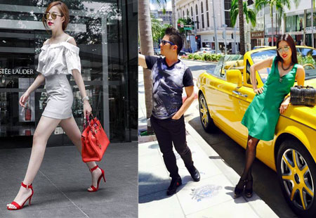 Hoàng Thùy Linh khoe chân thon nuột nà, Bằng Kiều hẹn hò Lệ Quyên