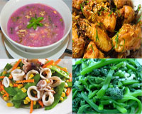Bữa tối sôi nổi nhờ mâm cơm ngon và đặc sắc