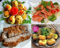 Bốn món ngon cho bữa cơm trưa thêm hấp dẫn