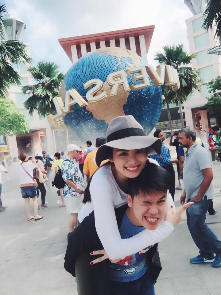Diễm Hương dành những lời ngọt ngào cho chồng: 'Cám ơn thượng đế vẫn giữ cho 2 mảnh ghép này khít với nhau giữa dòng đời chật vật cám dỗ'