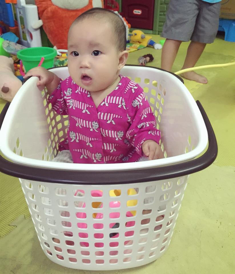 Sunny càng lớn càng bụ bẫm và rất đáng yêu.