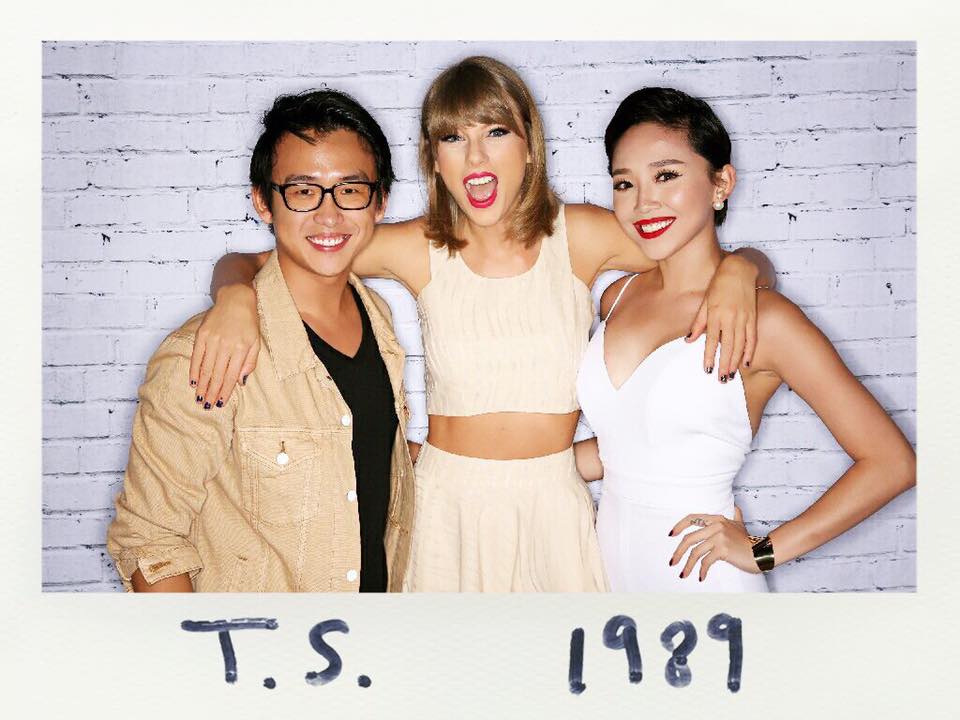 Tóc Tiên hào hứng khoe được Taylor Swift khoác vác tình tứ.