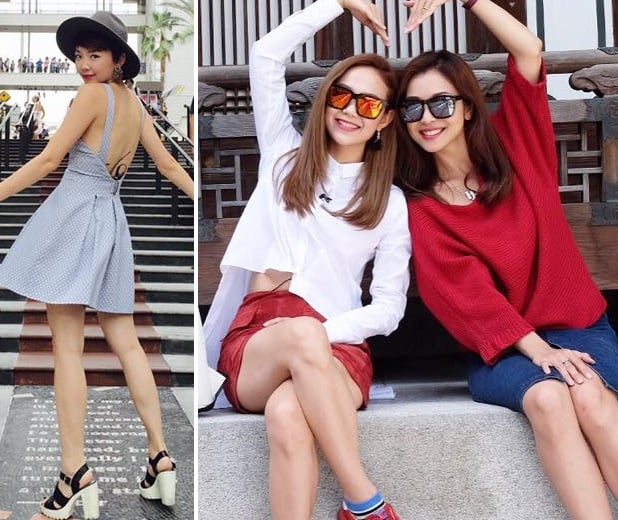 Tóc Tiên khoe lưng trần gợi cảm, Minh Hằng