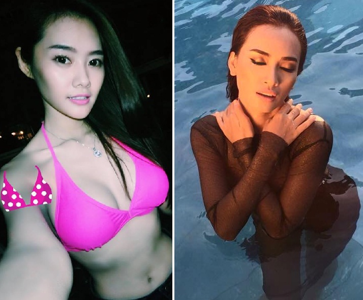 Linh Chi khoe vòng một
