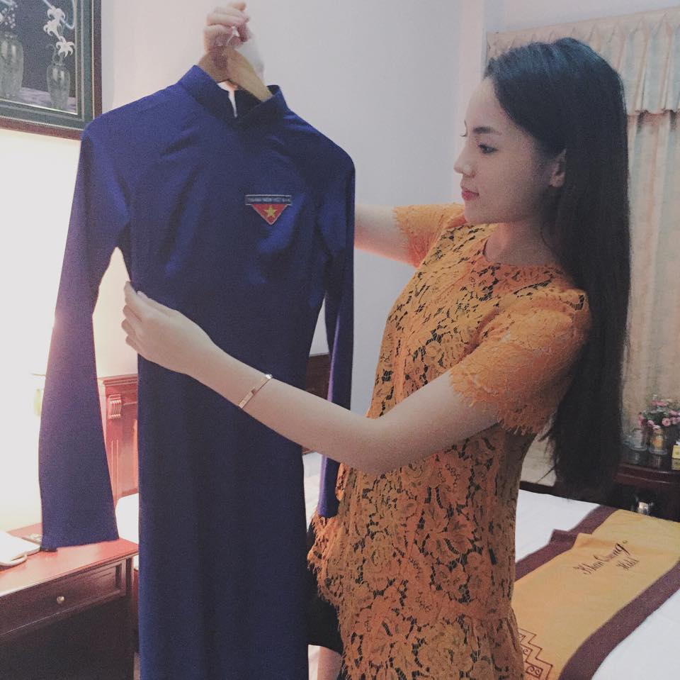Hoa hậu Kỳ Duyên chuẩn bị Shbet999 com đăng nhập cho buổi diễu binh ngày 2/9.