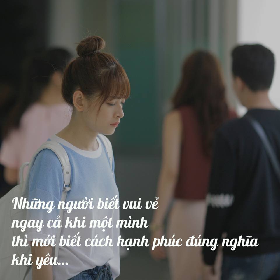 Chi Pu trẻ trung đúng lứa tuổi học trò. Tuy nhiên, hotgirl xinh đẹp này thường xuyên chia sẻ những câu triết lý đáng suy ngẫm.