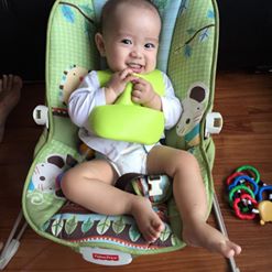 Bé Cacao càng lớn càng bụ bẫm và đáng yêu.