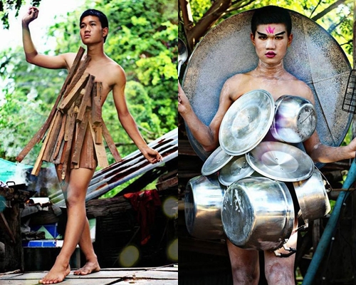 'Cười bể bụng' với BST thời trang thôn dã độc nhất vô nhị!