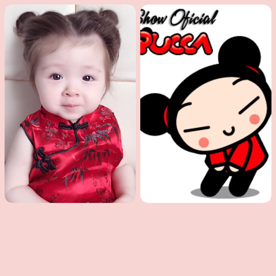 Cô bé Mộc Trà càng lớn càng đáng yêu.