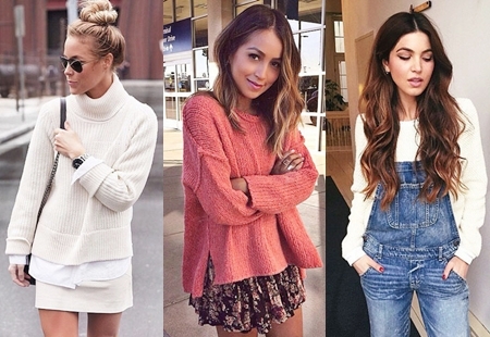 12 cách mặc áo len sành điệu trong mùa thu đông 2015