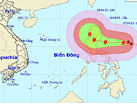 Thời tiết ngày 17/10: Bão Koppu giật cấp 17 đang vào biển đông