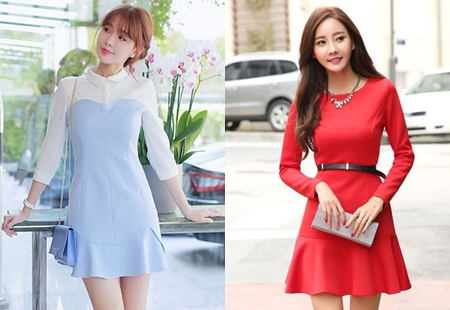 Váy xinh mùa thu đông 2015 cho nàng công sở