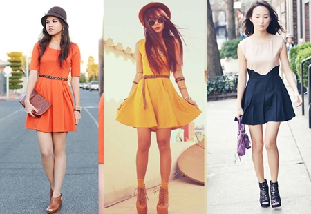 Váy skater gợi cảm