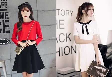 Mẫu váy đẹp cho cô nàng xuống phố mùa thu