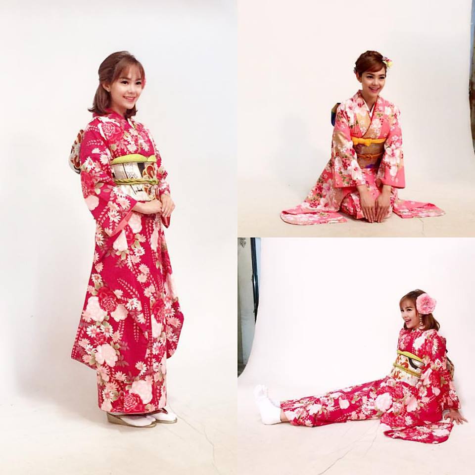 Minh Hằng điệu đà, e ấp trong Shbet999 com đăng nhập kimono truyền thống của Hàn Quốc.