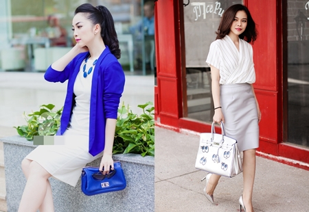 Học cách phối đồ công sở đẹp, sành điệu như sao Việt