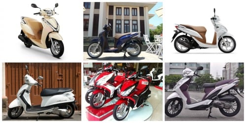 Những mẫu xe ga tiết kiệm xăng được ưa chuộng nhất