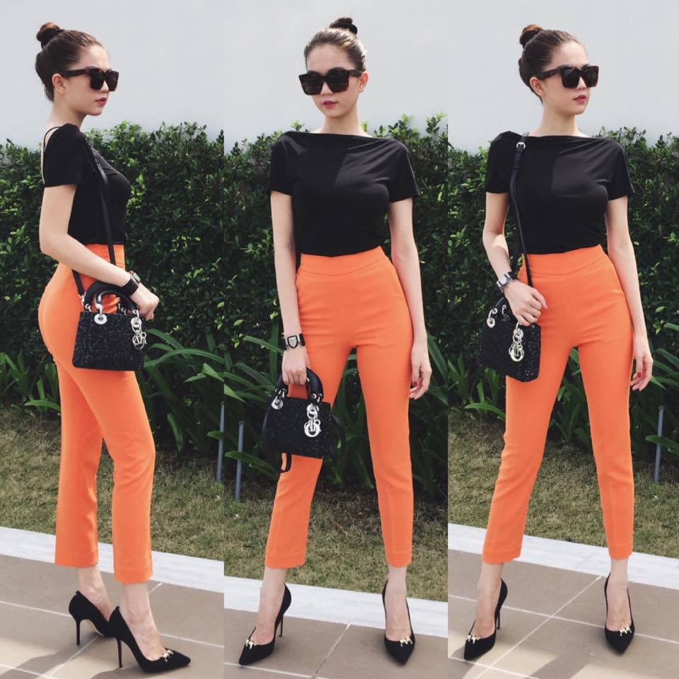 Ngọc Trinh thẳng thắn thừa nhận: \'Là phụ nữ, có thể bạn không phải là một tín đồ thời trang nhưng bạn luôn nên có những bộ cánh đẹp và phù hợp với mình. Phụ nữ làm đẹp không phải là để cho đàn ông ngắm, mà là làm đẹp để cho mình ngắm, cho người phụ nữ khác ngắm. Mình đẹp để mình biết yêu bản thân mình hơn\'.