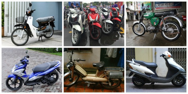Những chiếc xe máy