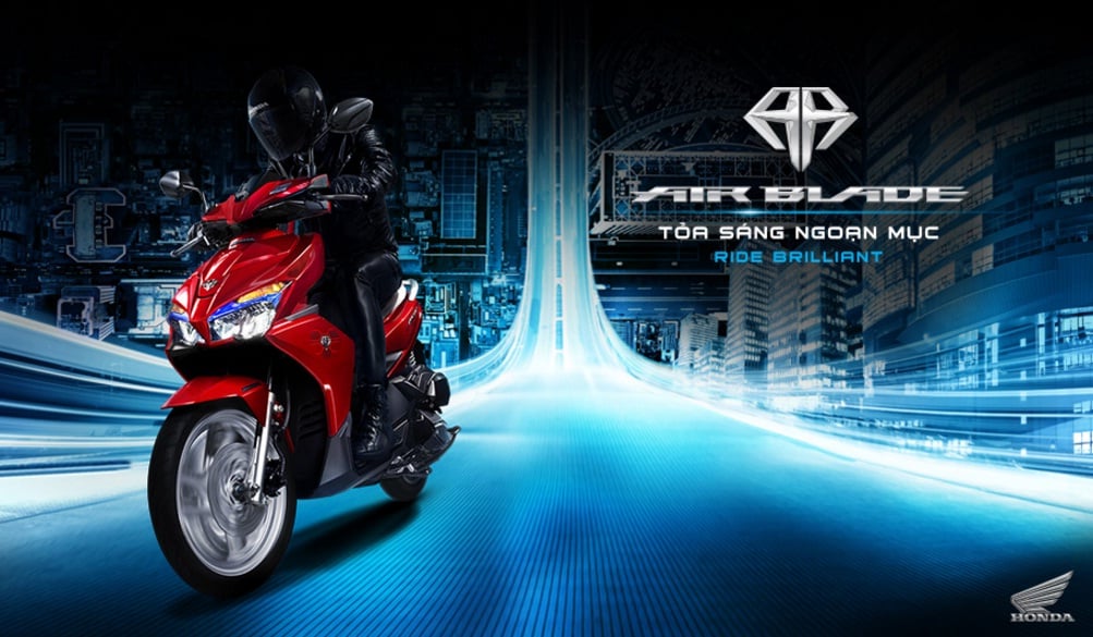 Giá xe Air Blade tháng 12/2015 mới nhất