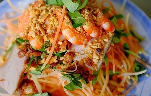 Cách làm nộm đu đủ xanh chua chua, giòn giòn ngon khó cưỡng