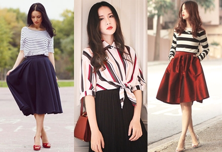 Họa tiết kẻ khuấy đảo xu hướng thời trang Đông 2015
