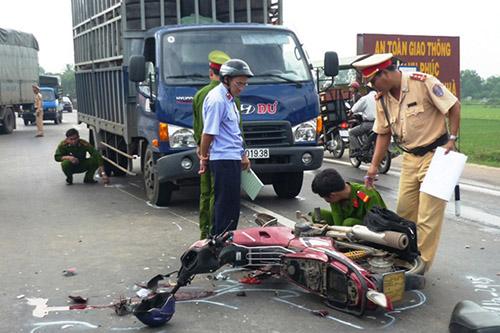Năm 2015, gần 8.700 người thiệt mạng vì tai nạn giao thông
