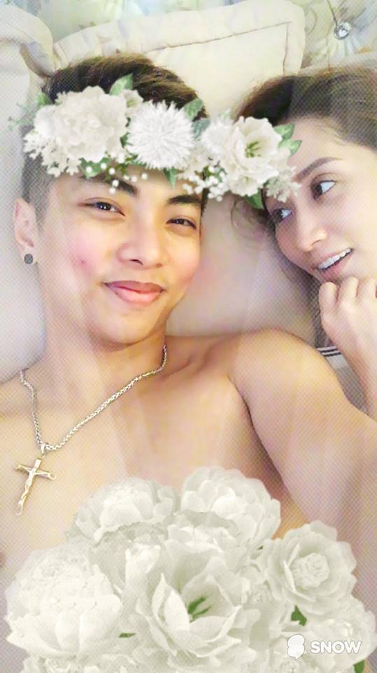 Phan Hiển trở thành \'cô gái Đan Mạch\' và than \'Sao đổi ngôi... Tui chui xuống đất đây. Bà xã làm cái hình ghép kì quá, dìm hàng quá!\'.
