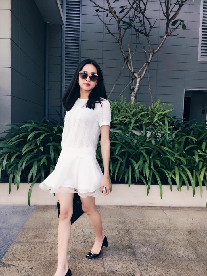 Dương Mỹ Linh hào hứng \'Tết đến tết đến rồi ...tết đến trong tim mình rồi..\'.