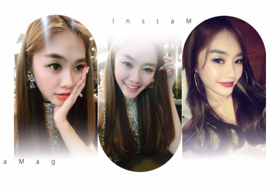 Linh Chi biểu cảm sắc thái gương mặt đầy tâm trạng.