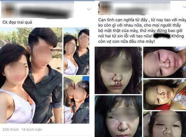 Hot girl bị người yêu soái ca đánh đập đến biến dạng khuôn mặt
