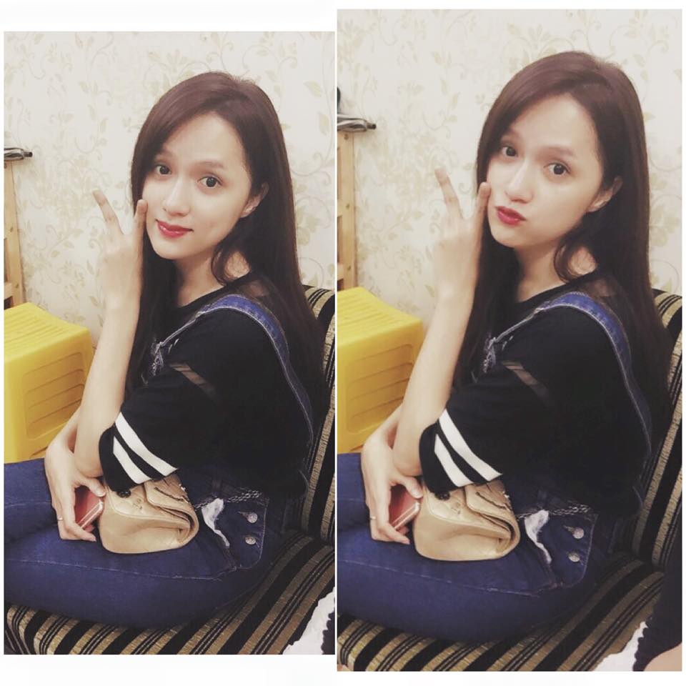 Hương Giang Idol nhắng nhít, trẻ trung hơn rất nhiều so với tuổi thật của nữ ca sỹ bước ra từ Vietnam Idol.